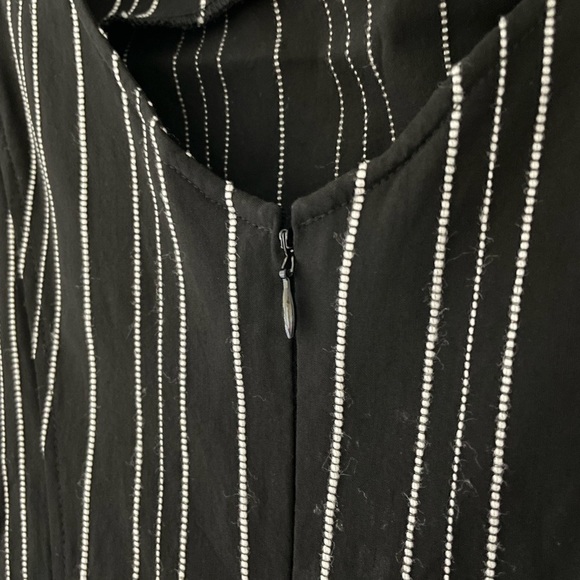 Express Stretch Pencil Striped Midi Dress - Picture 6 of 6